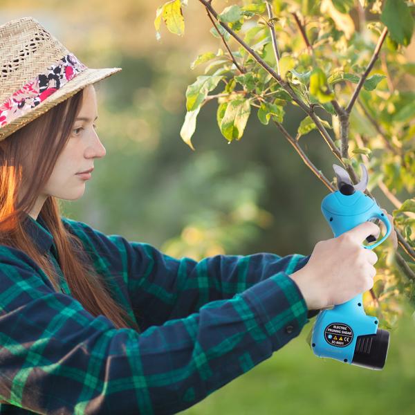 China Brand Electric Powerful Battery Hand Operated Pruning Shears