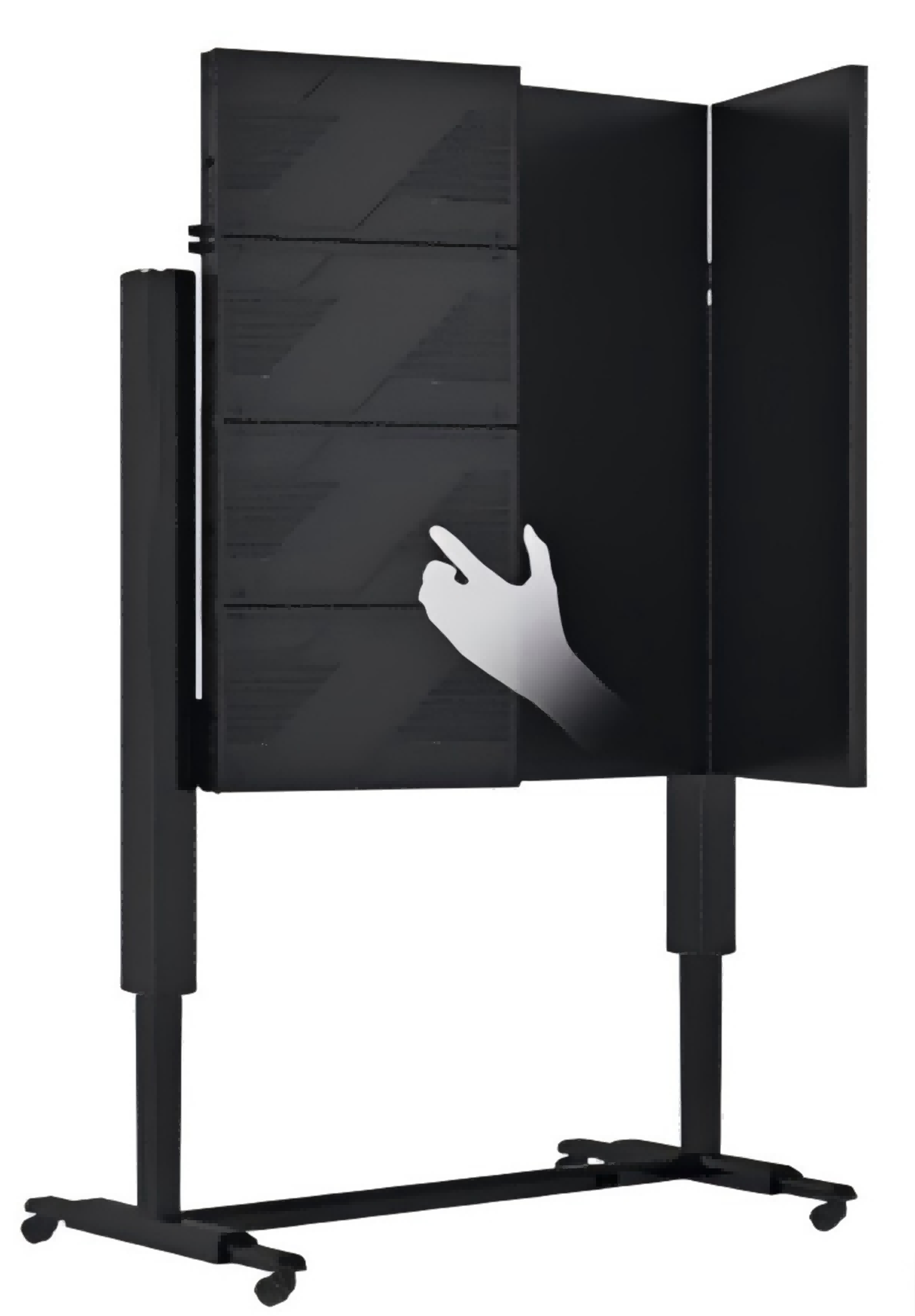 135 inches P1.56 Full HD LED All in one TV Folding Design Liftable Screen with Dolby Audio for Smart Conferences Easy Setup