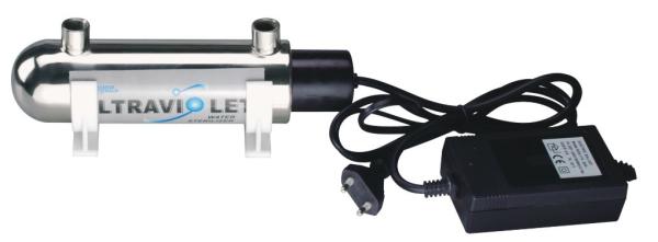 Stainless Steel Closed Chamber UV Water Sterilizer 8000 Hrs Lamp Rated Life
