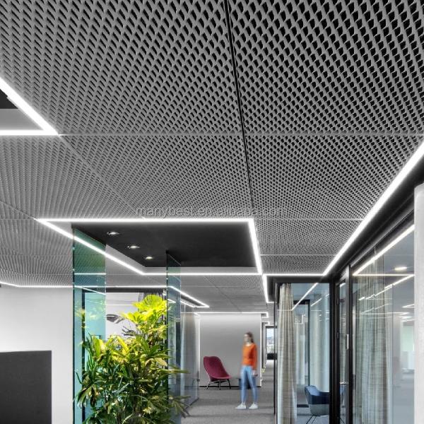 Suspended Ceiling Aluminium Honeycomb Board PVDF For Government Building