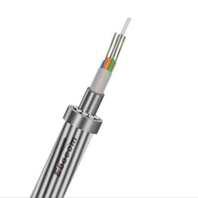 24 Núcleo OPGW Cabos de fibra óptica Supervoltagem aérea Composto de fio de terra SM construção de rede de torre