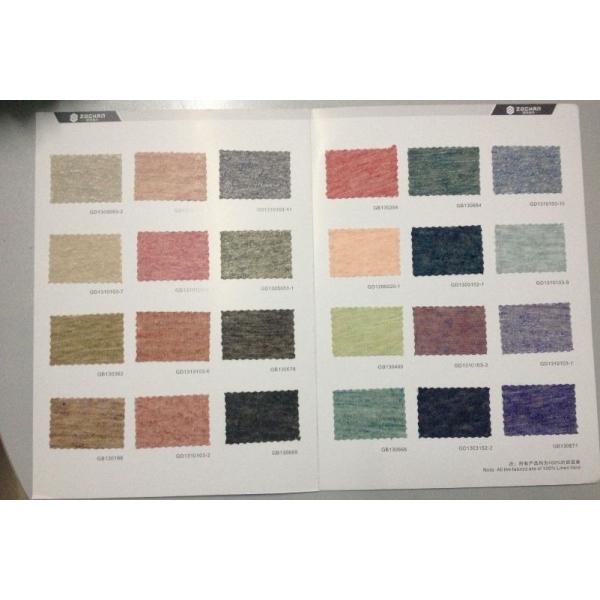 Anti Pilling Blue Hemp Cotton Clothing Turtleneck Any Size Available