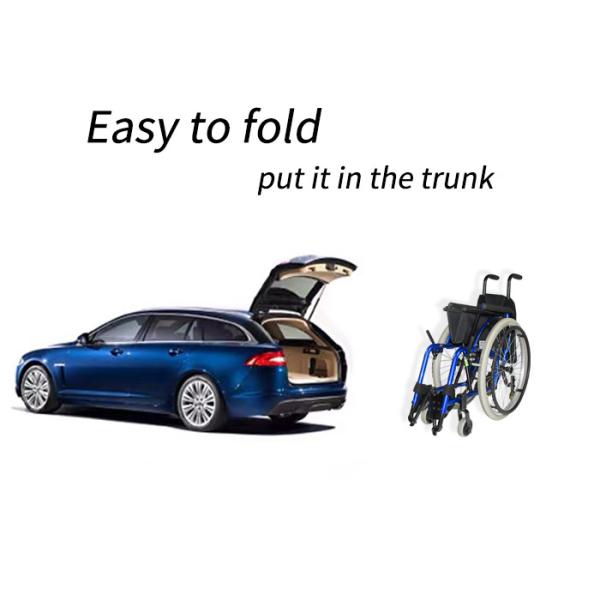 Portable 820mm 100kg Lightweight Sport Wheelchair