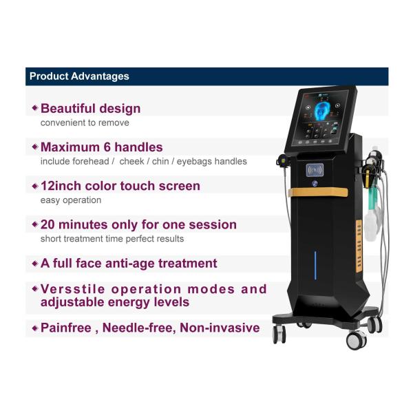 Portable Ems Face Lifting Vibration Radio Frequency Beauty Machine for Skin Care Needs