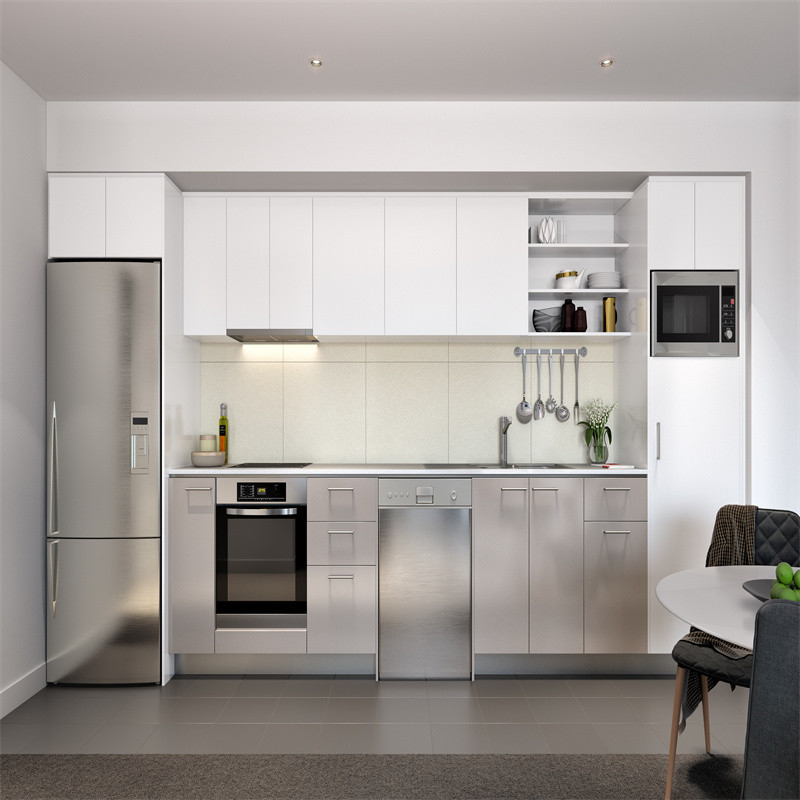 YALIG Kitchen Cabinet Waterproof Fireproof and Durable with Drawer Basket Included