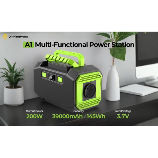 Energía eléctrica inteligente Estación de energía solar portátil 200W para el hogar / exterior