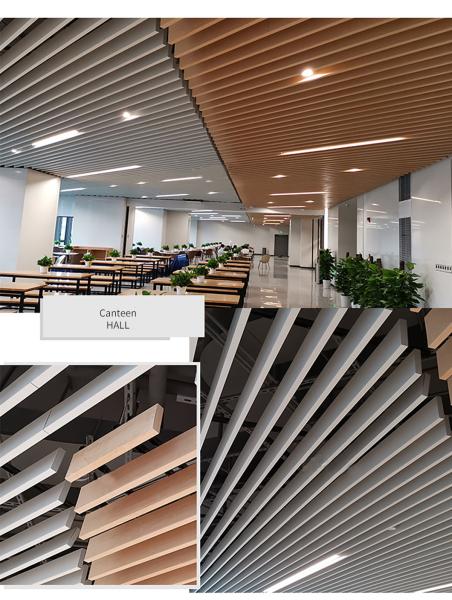 MDF 27mm Fiberglass Drop Ceiling Tiles Noise Reduction For Hotel Kitchen