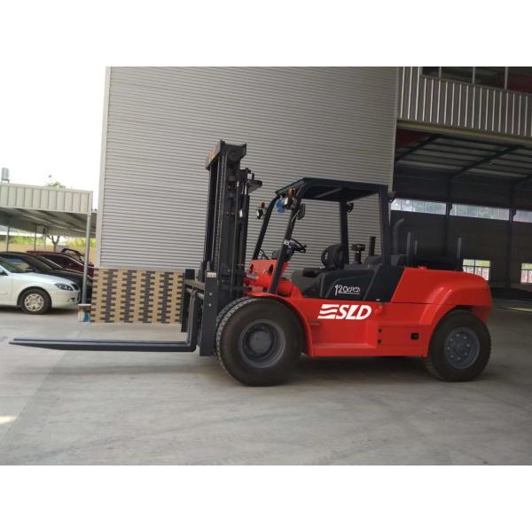 FD120 3000mm Mast lifting 12000kgs 12 Ton Heavy Fork Lift Truck