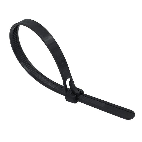 Связь кабеля 11,8 дюймов белая Releasable связи кабеля нейлона 200 x 8.0mm многоразовые