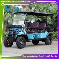 Moteur à courant alternatif à haute performance de 5 kW chariot de chasse électrique tout-terrain 6 places chariot de golf soulevé