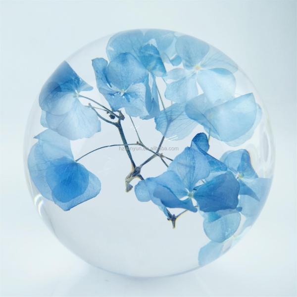 Пресс-папье цветка OEM ODM голубое для выдвиженческого подарка