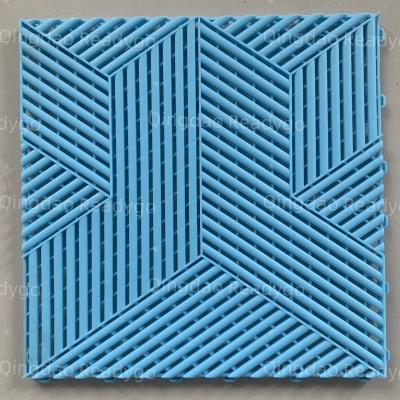 Matte Surface Vinyl Garage Floor Mats Anti Slip Garage Snap Tiles