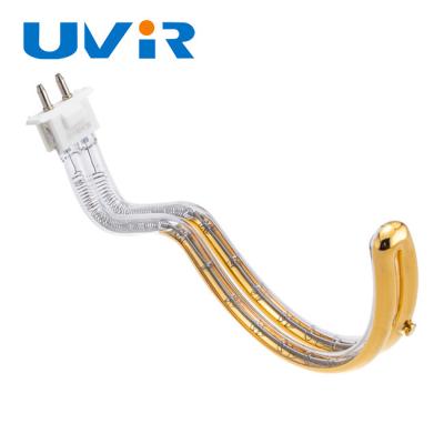 Élément chauffant infrarouge à tube de quartz profilé 3D 240V 600W