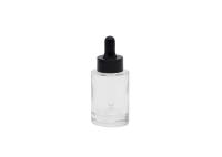 garrafas claras do conta-gotas 50ml 18/410 para o óleo essencial