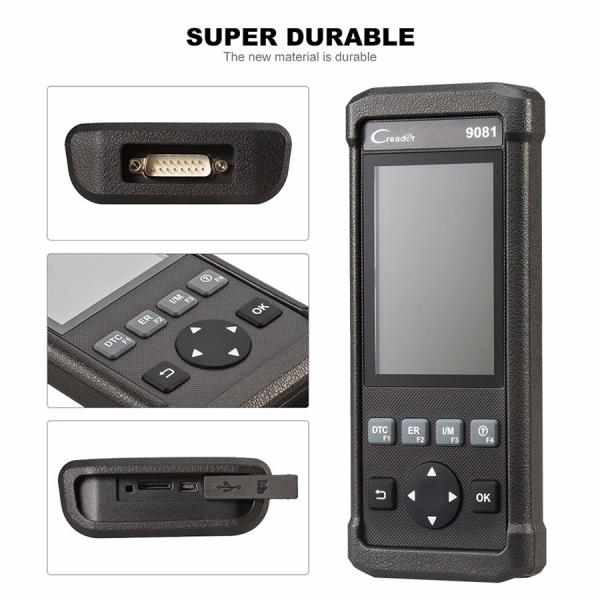 Varredor CReader do lançamento DIY 9081 CR9081 OBD2 completo Scanner+ABS+Oil+EPB+BMS+SAS+DPF