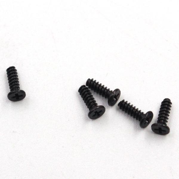 M1.7x5mm Black Zinc Steel Cross Head Machine Screws