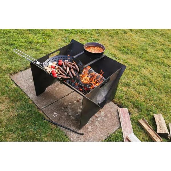 Складный на открытом воздухе располагаясь лагерем портативный медник ямы огня БАРБЕКЮ металла Corten стальной