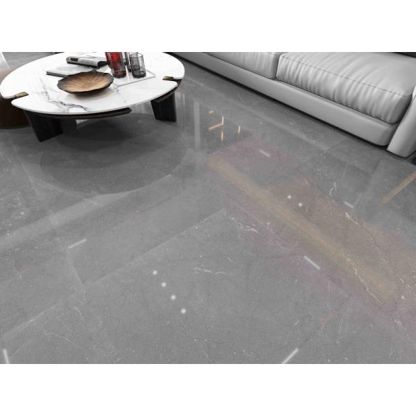 Sleek / Glossy 750x1500mm Marble Pattern Porcelain Tiles for Modern Bathroom Floors