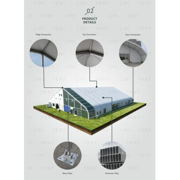 Big Outdoor Event Tents With Aluminum Frame PVC Waterproof Cover Curve Heart Shaped