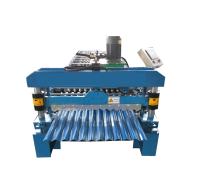 7/8 rollo del tejado que formaba la máquina acanaló el corte automático galvanizado del metal