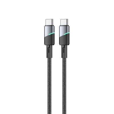 Câble de charge et synchronisation CC60W/CL27W 3A Type-C vers Type-C avec conception tressée