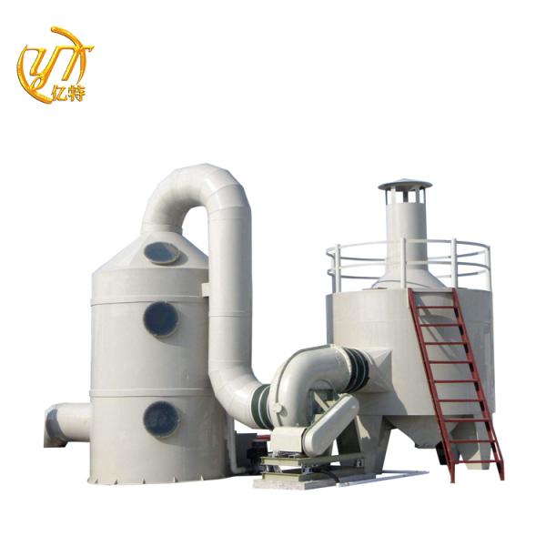 Маленькая кислотная дымовая газовая влажная очистка Спрей Тан вытяжная башня для строительных работ