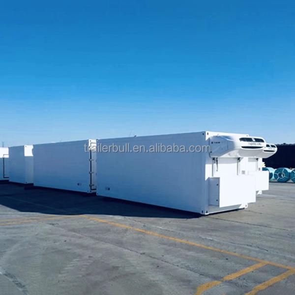 30ft Single Axle Chill and Frozen Truck Trailer with Thermoking Refrigeration Units