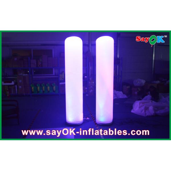 Lighting Tube Pillar Custom Inflatable Advertising Inflatable Column 2m Height