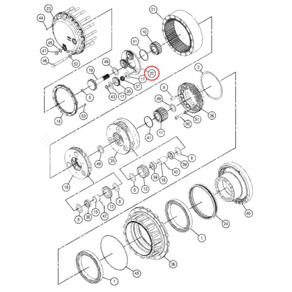1-ый Assy 191 несущей 2678 частей уменьшения шестерни планеты E324D шестерни 1-ый Assy 191 несущей 2678 частей уменьшения шестерни гусеницы планеты E324D шестерни