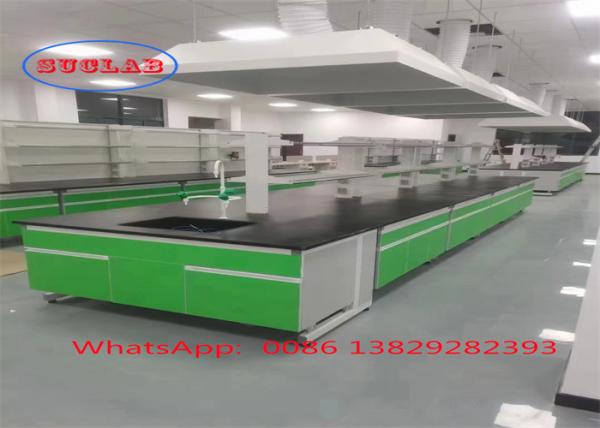 Fire Resistant Epoxy Resin Chemistry Lab Workbench Chemical Resistant Lab Workbench