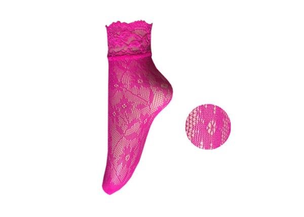 Hollow Out Black Lace Ankle Socks /  Spring Soft Ladies Lace Socks