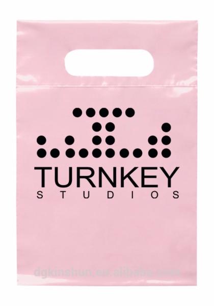 LDPE / HDPE Plastic Custom Logo Reusable Shopping Bags For Stationery Store