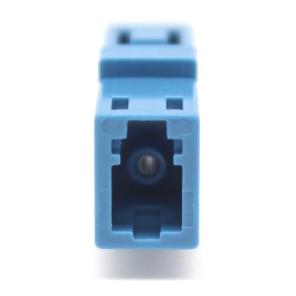 0.2dB perte d'insertion stockage LC UPC connecteur double fibre optique pour adaptateur