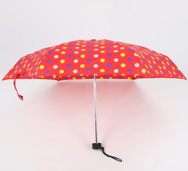 19 Inch Mini Pocket Compact Travel Umbrella For Promotional Events Uv Coating Inside