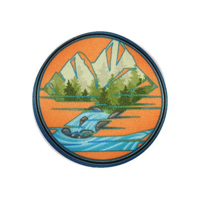 Clothing Digital Print Patches Laser Cut Sublimation Iron On Patches