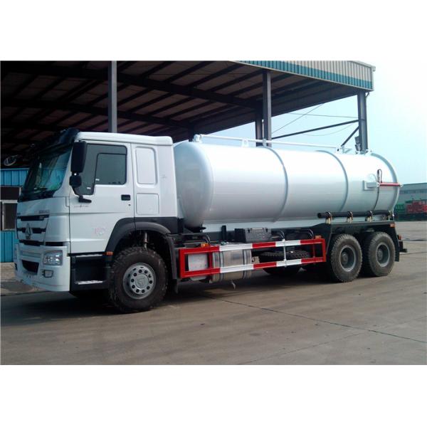 Вакуумируйте колеса 16000Л трейлера 10 автоцистерны нечистот для Синотрук ХОВО