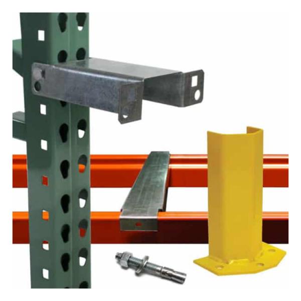 5100lbs Weight Capacity Corrosion Protection Easy Assembling Teardrop Pallet Shelves