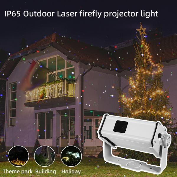 Professional IP65 Waterproof 13W RGB Laser Garden Light Firefly Star Projector for Christmas Landscape Holiday Party Outdoor Decor