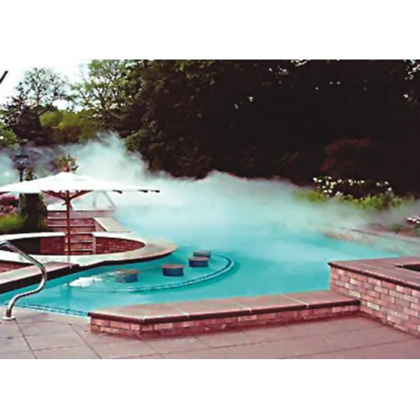 White Color Water Mist Fountain Natural Garden Air Nozzle Customized Design