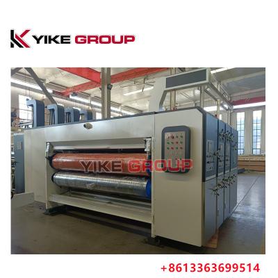 PCes da máquina 150 de Slotter da impressora de 900x2200mm Flexo/minuto para a impressão da caixa da caixa