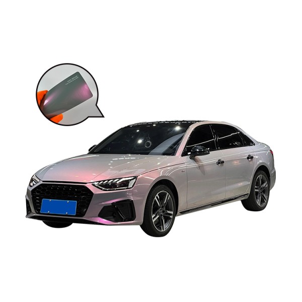 Casting Matte Black Chameleon Car Tint Film Car Wrap Vinyl Black Vinyl Car Wrapping Film
