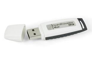 Movimentações marcadas do flash de USB para kingston DTG3