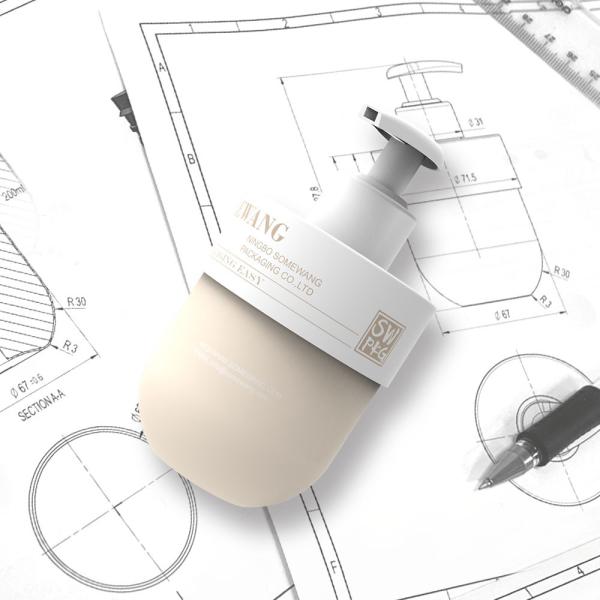 pots en plastique en plastique de lotion des pots 28mm d'ANIMAL FAMILIER de