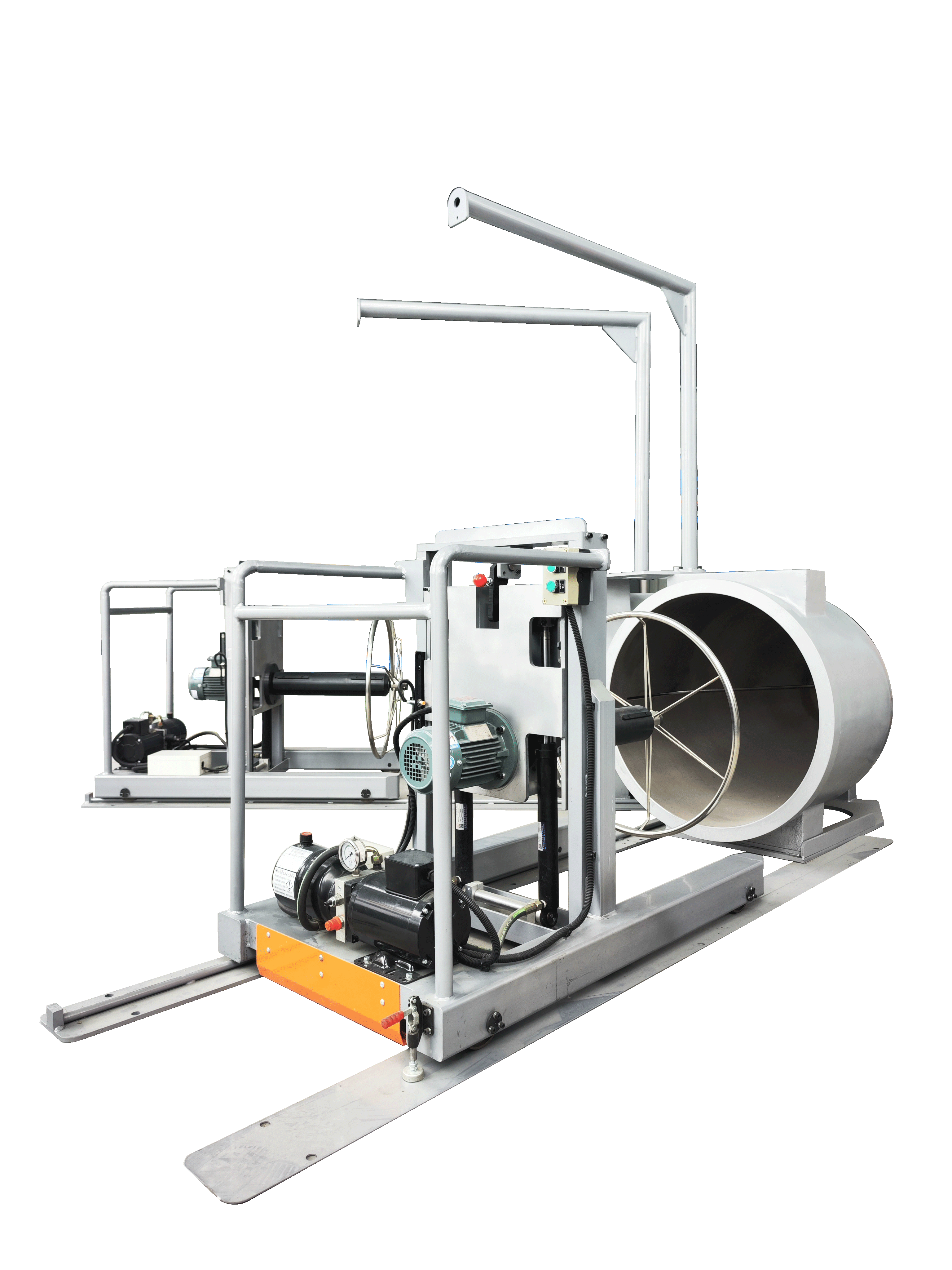 Heavy-duty Cast Double-Station Pay-off Barrel Machine for Continuous Extrusion Production with Automatic Reel Changeover
