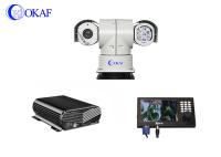 caméra de 150m IR IP66 2.0MP Car Mounted PTZ avec la manette de NVR