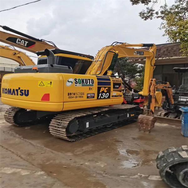 13 toneladas de uso Japón importado Komatsu pc 130 excavadora de rastreo de Japón en excelente estado listo para la venta