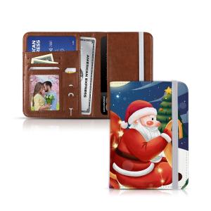Sublimation Travel Wallet Blank Passport Card Holder For Sublimation Photo