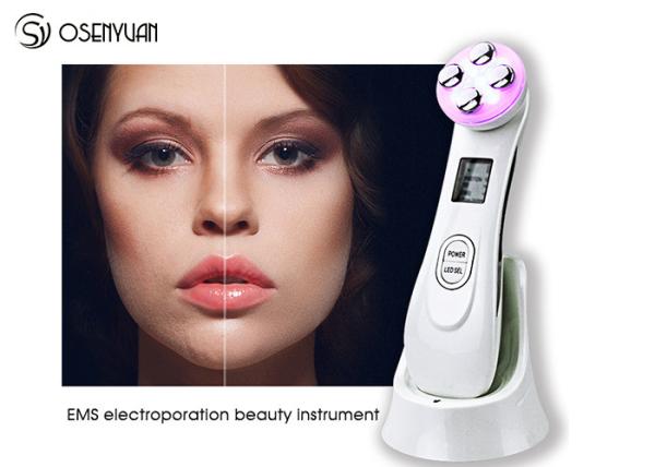 Skin Tightening Lifting Ultrasound Beauty Machine Ultrasonic Led Light Therapy At Home