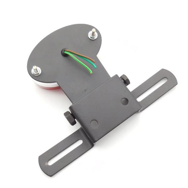 Motorcycle Oval LED Tail Light with Adjustable Braking Bracket and Modified Efficiency