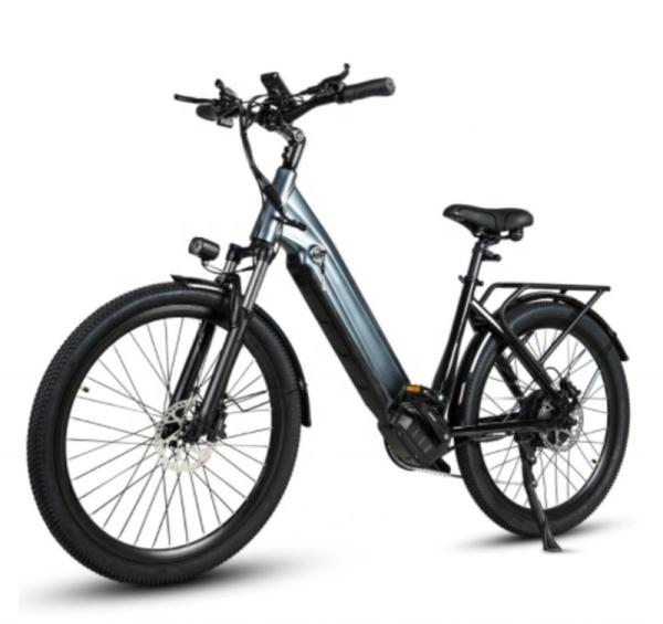 48V 17AH Battery Electric City Bike 26 Inch 7 Speed Ladies Step Through Electric Bike
